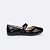Sapatilha Infantil Menina Pampili Super Fofura- Preto Verniz - Imagem 2
