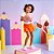 Tênis Infantil Menina Pampili Up- Branco/ Colorido - Imagem 4