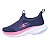 Tênis Infantil Menina Adrun Action Float- Marinho/ Sky Blue/ Rosa - Imagem 3