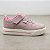 Tênis Infantil Menina Adrun Slim- Nude/ Rosa Chiclete - Imagem 1