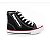 Tênis Infantil Diversão Canvas Hi Ziper-Preto/Vermelho - Imagem 1