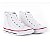 Tênis Infantil Diversão Canvas Hi Ziper- Branco/Vermelho - Imagem 2
