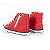 Tênis Infantil Diversão Canvas Hi Ziper- Vermelho - Imagem 7