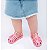 Sandália Infantil Menina Barbie Duo- Rosa/ Transparente Gliter - Imagem 4