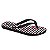 Chinelo Infantil Menina Molekinha Coração- Preto/Branco/ Pink - Imagem 1