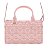BOLSA MOLEKINHA PVC/GORGURAO ROSA - Imagem 2