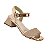 Sandália Infantil Menina Molekinha Mini Shine Glamour Gliter- Ouro Rosado - Imagem 2