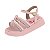 Sandália Infantil Menina Molekinha Milão- Rosa/Cristal/Perola - Imagem 3
