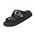Rasteirinha Infantil Menina Birken Molekinha Turim- Preto/Preto - Imagem 3
