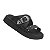 Rasteirinha Infantil Menina Birken Molekinha Turim- Preto/Preto - Imagem 2