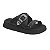 Rasteirinha Infantil Menina Birken Molekinha Turim- Preto/Preto - Imagem 1