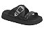 Rasteirinha Infantil Menina Birken Molekinha Turim- Preto/Preto - Imagem 5