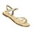 Sandália Infantil Menina Metal Premium TR- Dourado - Imagem 4