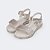 Sandália Infantil Menina Pampili Candy- Dourado/ Creme - Imagem 1