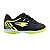 Chuteira Infantil Futsal Drayzinho- Preto/ Verde Limão - Imagem 1