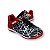 Chuteira Infantil Menino Futsal Dray Homem Aranha- Preto/ Vermelho - Imagem 5