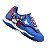 Chuteira Infantil Menino Futsal Dray Capitão América- Azul/Vermelho - Imagem 5