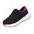 Tênis Infantil Menina Molekinha Gaspea Onix- Preto/ Uva - Imagem 3