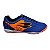 Chuteira Infantil Futsal Dray- Marinho/ Laranja - Imagem 1