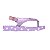 Chinelo Infantil Menina Ipanema Disney Joy Baby- Lilás/Lilás - Imagem 4