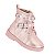 Bota Coturno Infantil Menina Molekinha Napa Metal Malibu Fivela- Rosa Velho - Imagem 2