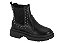 Bota Infantil Menina Molekinha Napa Berlim Elástico- Preto - Imagem 4