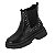 Bota Infantil Menina Molekinha Napa Berlim Elástico- Preto - Imagem 3