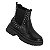 Bota Infantil Menina Molekinha Napa Berlim Elástico- Preto - Imagem 2