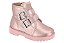 Bota Coturno Infantil Menina Molekinha Napa Metal Malibu- Rosa Velho - Imagem 4