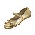 Sapatilha Infantil Menina Molekinha Metalizado Premium Laço- Dourado - Imagem 3
