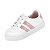 Tênis Infantil Menina Molekinha Napa Turim- Branco/Rosa - Imagem 3