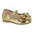 Sapatilha Infantil Menina Molekinha Metalizado Premium- Dourado - Imagem 1