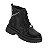 Bota Coturno Infantil Menina Molekinha Napa Floather Zurique- Preto - Imagem 2