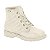 Bota Coturno Infantil Menina Molekinha Napa Strech Berlim- Branco OFF - Imagem 1