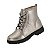 Bota Coturno Infantil Menina Molekinha Metal Malibu- Prata Velho - Imagem 3