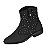 Bota Infantil Menina Molekinha  Camurça Flex- Preto - Imagem 3