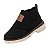 Botina Infantil Menino Molekinho Napa Moscou- Preto/ Creme - Imagem 3