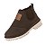 Botina Infantil Menino Molekinho Napa Moscou- Café/ Creme - Imagem 3
