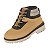 Bota Coturno Infantil Menino Molekinho Napa Moscou- Mostarda/ Preto/ Areia - Imagem 3