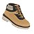 Bota Coturno Infantil Menino Molekinho Napa Moscou- Mostarda/ Preto/ Areia - Imagem 2