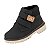Bota Coturno Infantil Menino Molekinho Velcro Moscou- Preto - Imagem 3