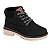 Bota Coturno Infantil Menino Molekinho Napa Moscou- Preto - Imagem 1