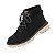 Bota Coturno Infantil Menino Molekinho Napa Moscou Riscado- Preto - Imagem 3