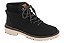 Bota Coturno Infantil Menino Molekinho Napa Moscou Riscado- Preto - Imagem 4