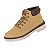 Bota Coturno infantil Menino Molekinho Napa Moscou Milano- Mostarda/ Café - Imagem 3