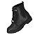 Bota Coturno Infantil Menina Molekinha Napa Metalizado Tamisa-Preto - Imagem 3
