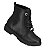 Bota Coturno Infantil Menina Molekinha Napa Metalizado Tamisa-Preto - Imagem 2