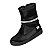 Bota Infantil Menina Molekinha Napa Tamisa Neo Laço- Preto - Imagem 3