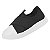Tênis Infantil Menina Molekinha Lycra Perola Floather Madri- Preto/ Branco - Imagem 3