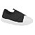 Tênis Infantil Menina Molekinha Lycra Perola Floather Madri- Preto/ Branco - Imagem 1